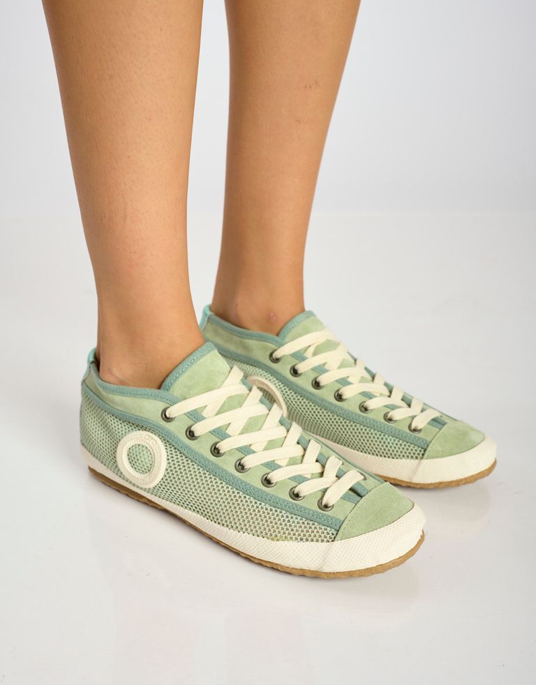 נעלי גברים - Aro - סניקרס רשת גבוהות HOLLY - מנטה4