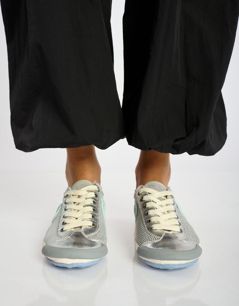 נעלי גברים - Aro - סניקרס רשת נמוכות HOLLY - כסף4