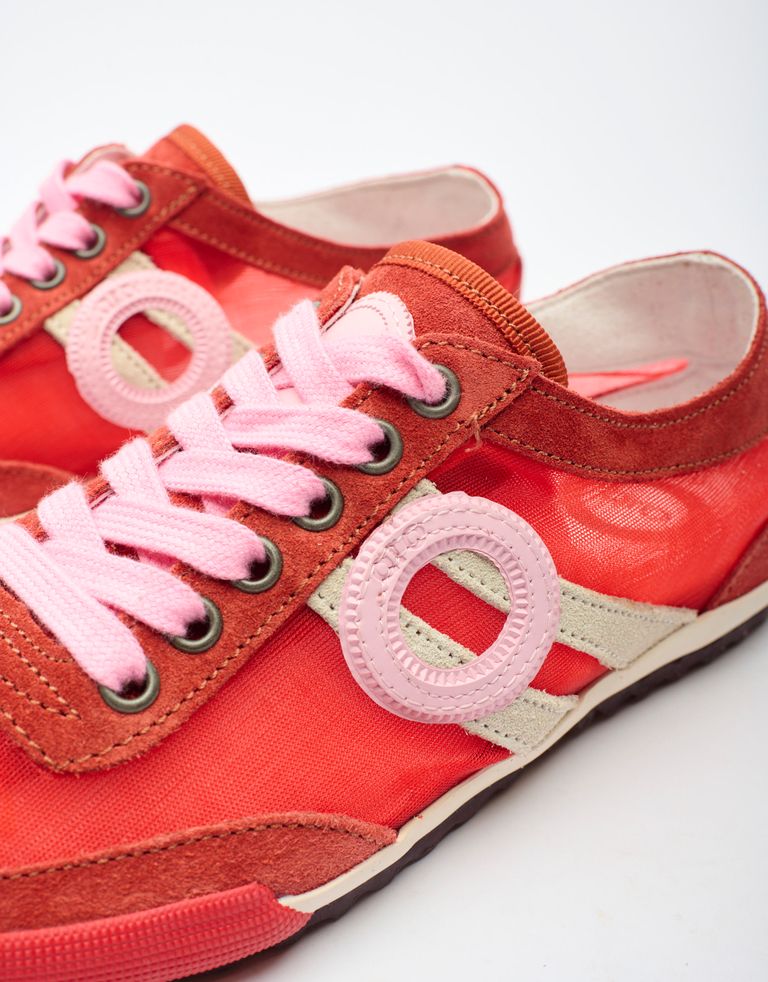 נעלי גברים - Aro - סניקרס שקופות IDO - אדום1