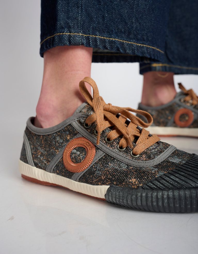 נעלי גברים - Aro - סניקרס צבעוניות CHARLIE C - שחור2