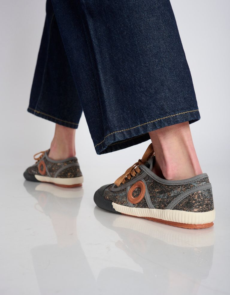 נעלי גברים - Aro - סניקרס צבעוניות CHARLIE C - שחור4