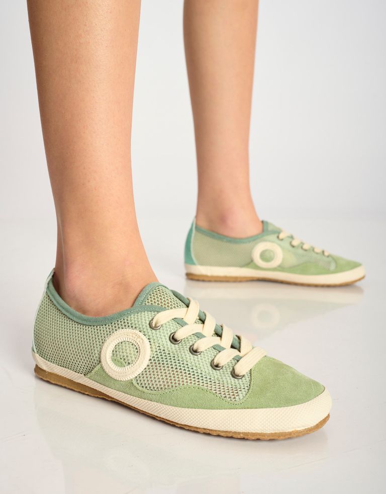 נעלי גברים - Aro - סניקרס רשת HOLLY - מנטה1