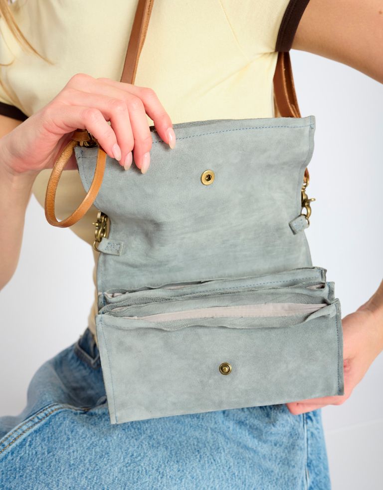 נעלי נשים - A.S. 98 - תיק אקורדיון קטן - תכלת4