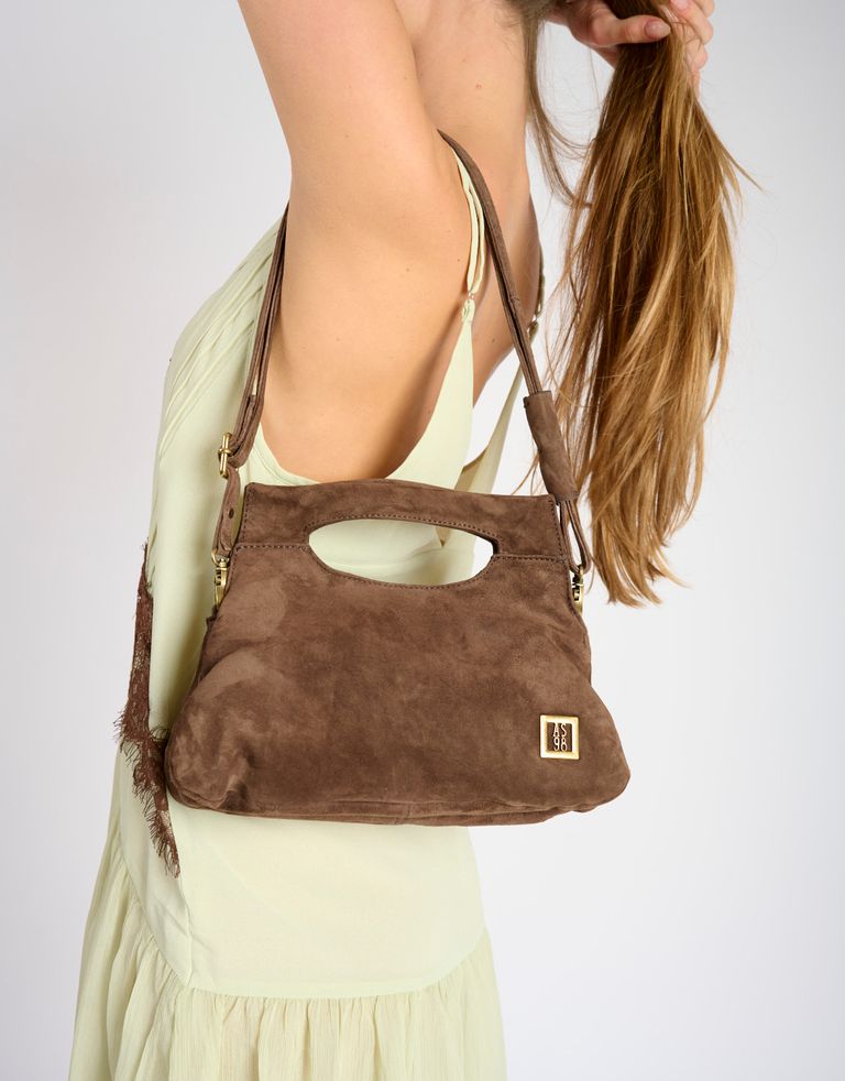 נעלי נשים - A.S. 98 - תיק צד TAYLOR - חום כהה1