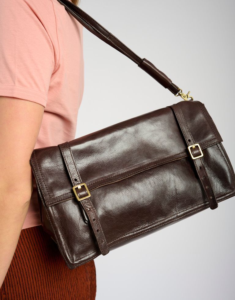 נעלי נשים - A.S. 98 - תיק צד VANESSA - חום כהה1