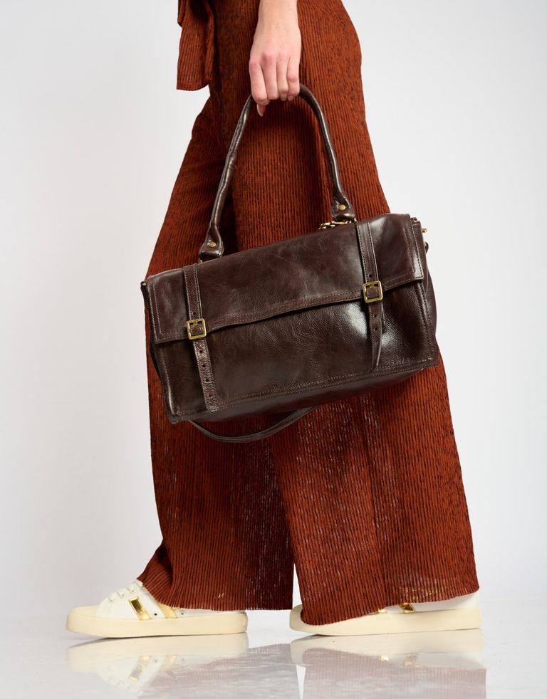 נעלי נשים - A.S. 98 - תיק צד VANESSA - חום כהה3