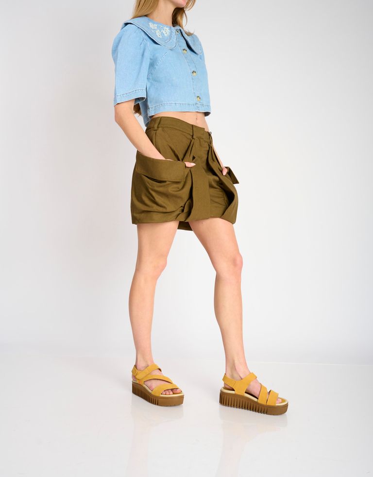 נעלי נשים - Art - סנדלי רצועות BRIGHTON - חרדל2