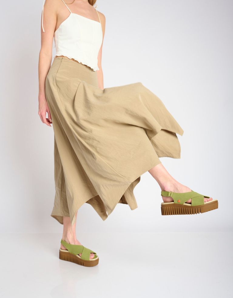 נעלי נשים - Art - סנדלי איקס  BRIGHTON - ירוק2