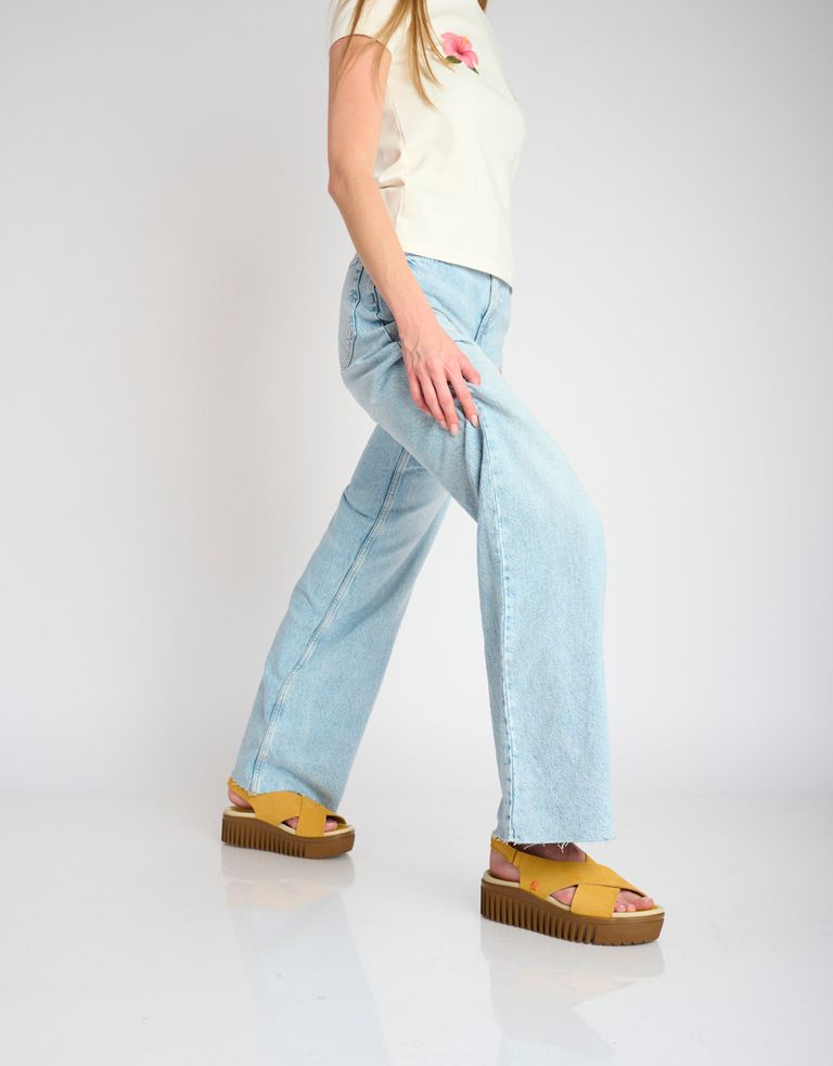 נעלי נשים - Art - סנדלי איקס  BRIGHTON - חרדל3