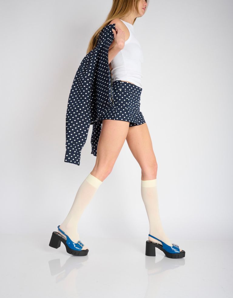 נעלי נשים - Art - סנדלי עקב EVISSA - כחול1