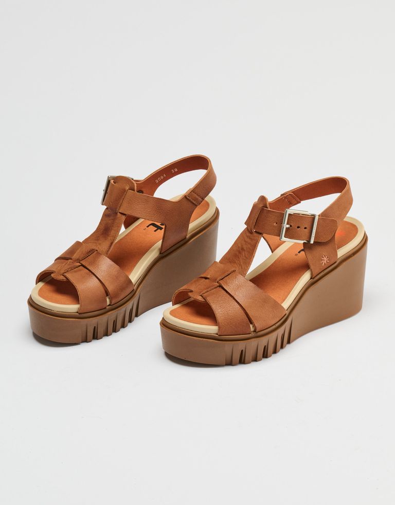 נעלי נשים - Art - סנדלי רוקי  CATANIA - חום2