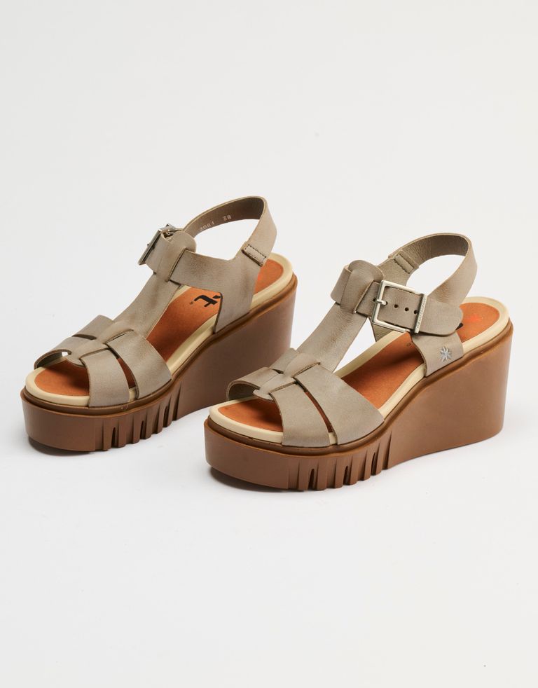 נעלי נשים - Art - סנדלי רוקי  CATANIA - אפור2