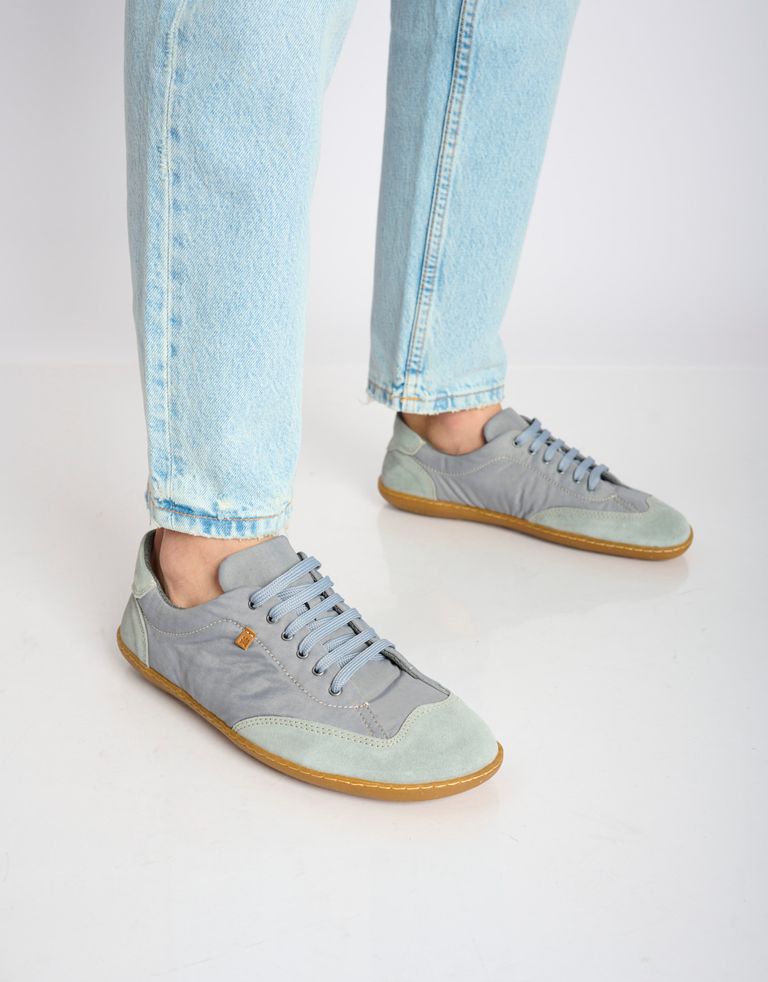 נעלי גברים - El Naturalista - נעלי ניילון וזמש EL VIAJE - אפור3