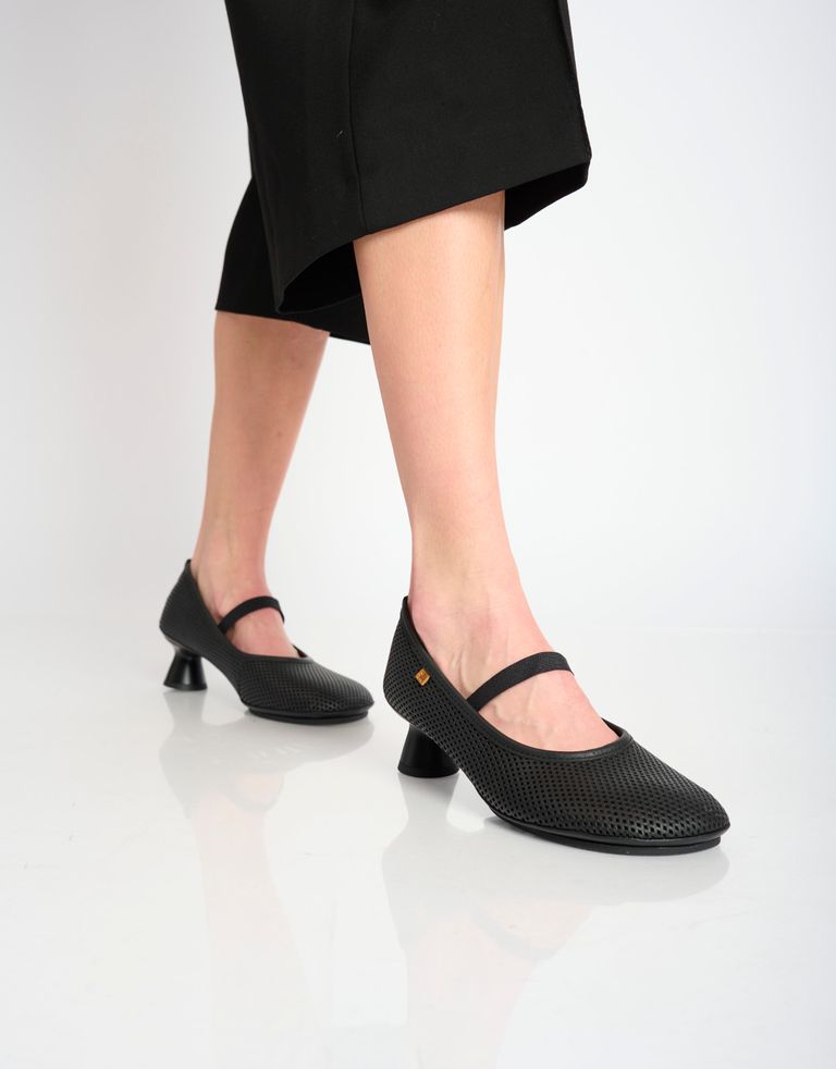נעלי נשים - El Naturalista - נעלי בובה רשת ALMA - שחור3