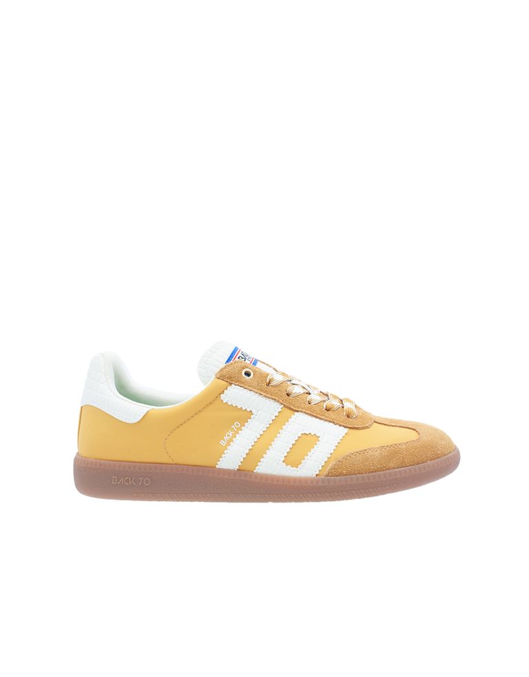 נעלי נשים - BACK 70 - סניקרס בד וזמש GHOST - צהוב