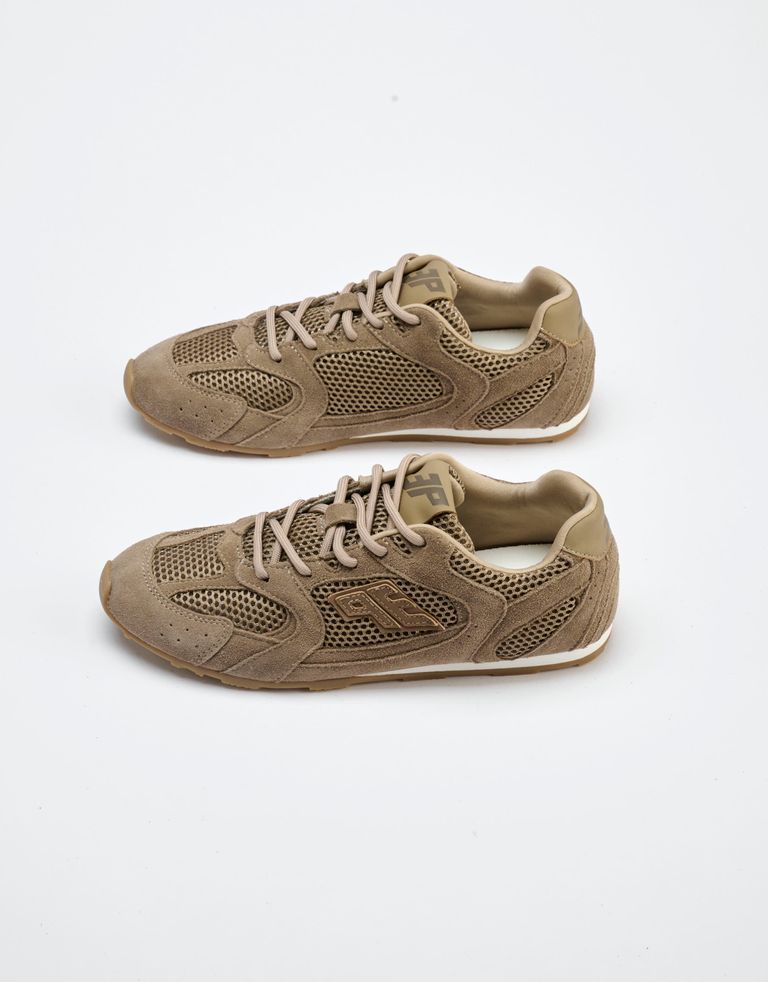 נעלי נשים - 3P - סניקרס רשת וזמש BLAST L4 - חום3